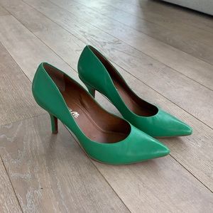 Green Leather Pump | L’intervalle